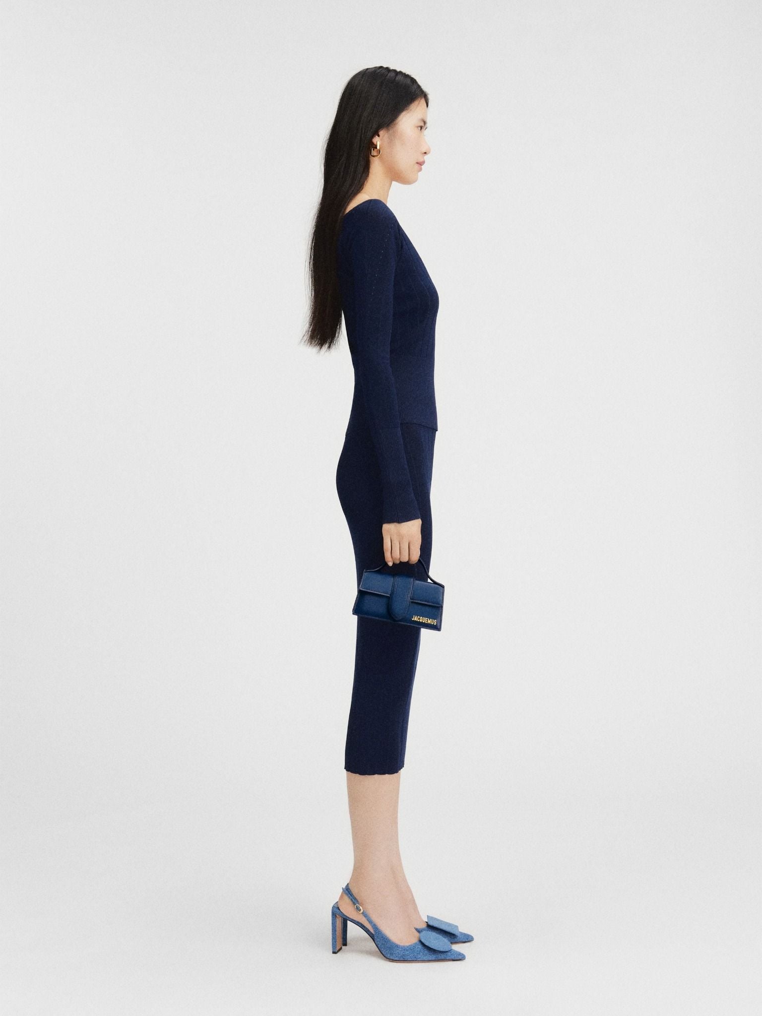  Túi Nữ Jacquemus The Bambino 'Navy' 