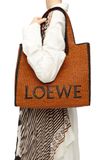  Túi Nữ Loewe Large Font Tote 'Honey Gold' 