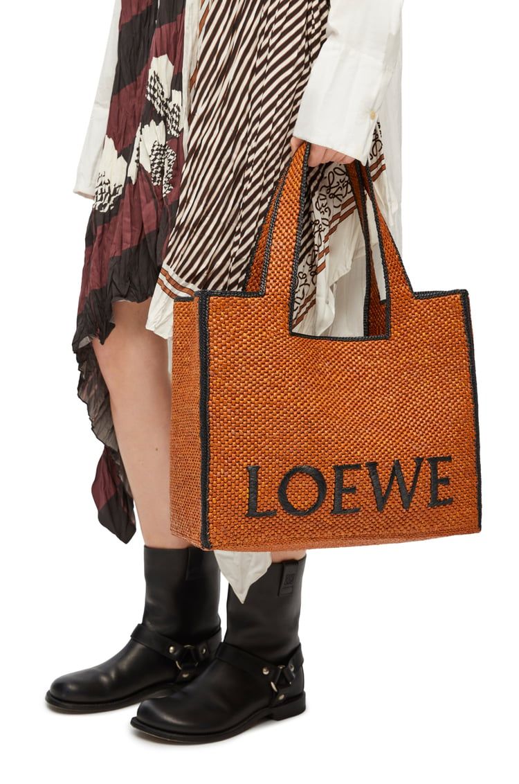  Túi Nữ Loewe Large Font Tote 'Honey Gold' 