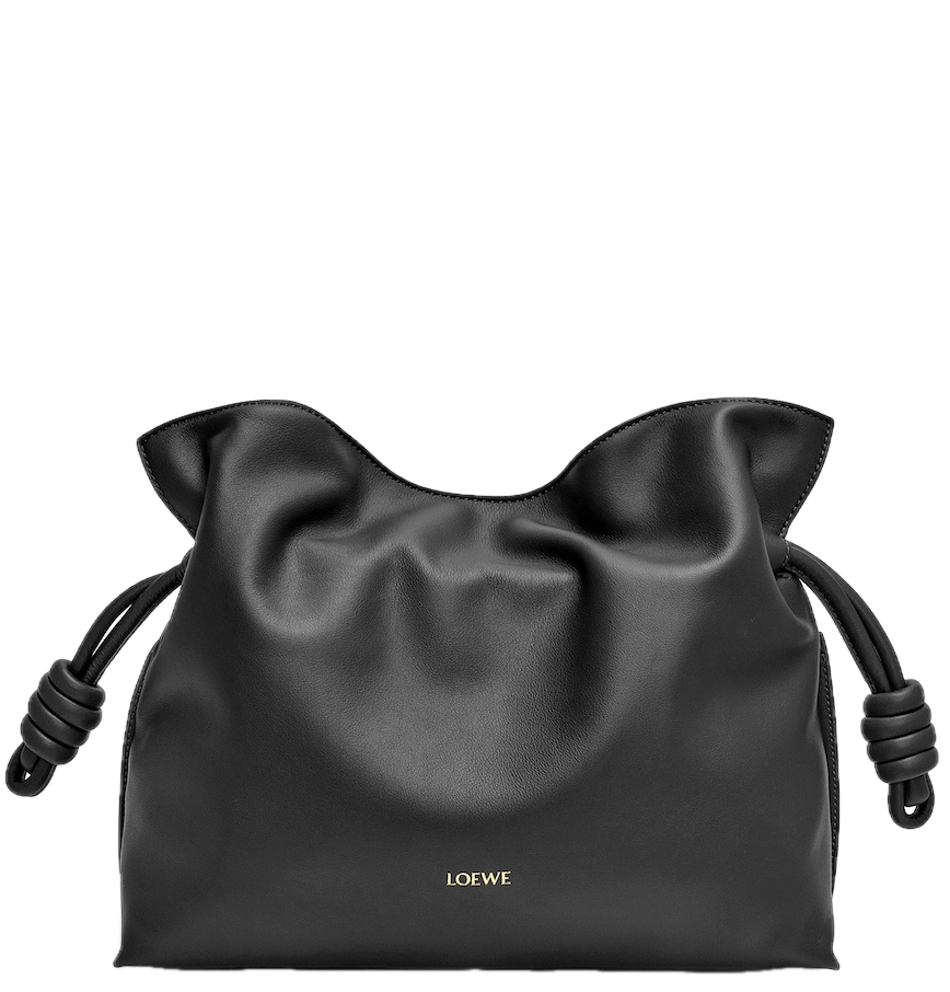  Túi Nữ Loewe Medium Flamenco Clutch 'Black' 