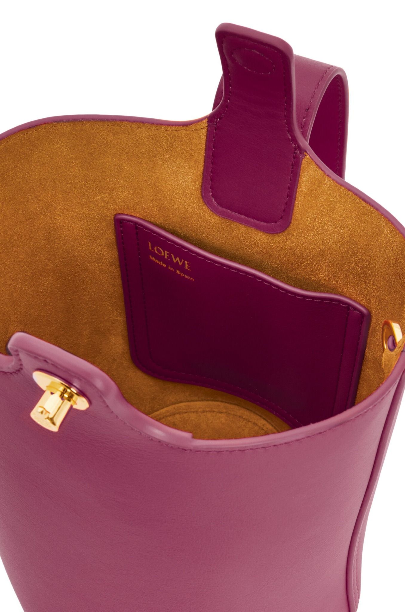  Túi Nữ Loewe Mini Pebble Bucket 'Crimson' 