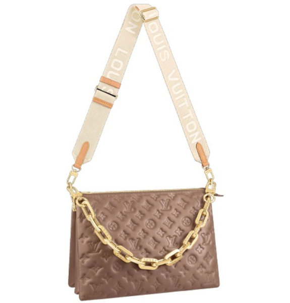  Túi Nữ Louis Vuitton Coussin MM Taupe 'Brown' 