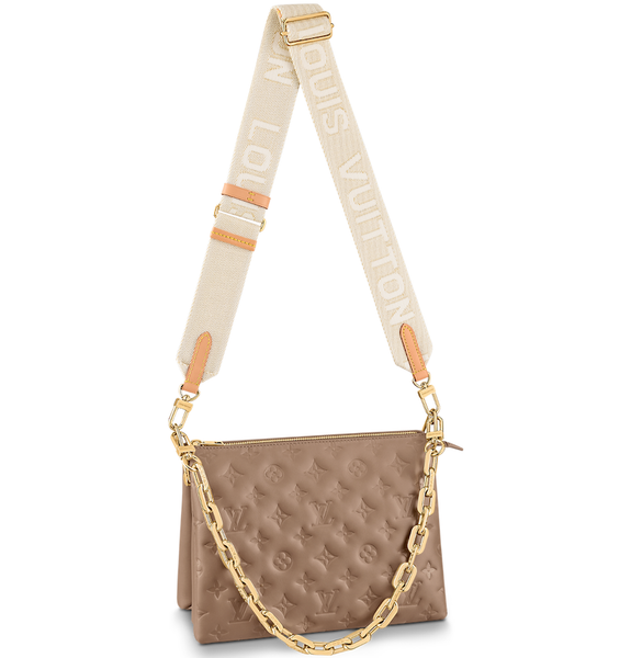  Túi Nữ Louis Vuitton Coussin PM 'Taupe Brown' 