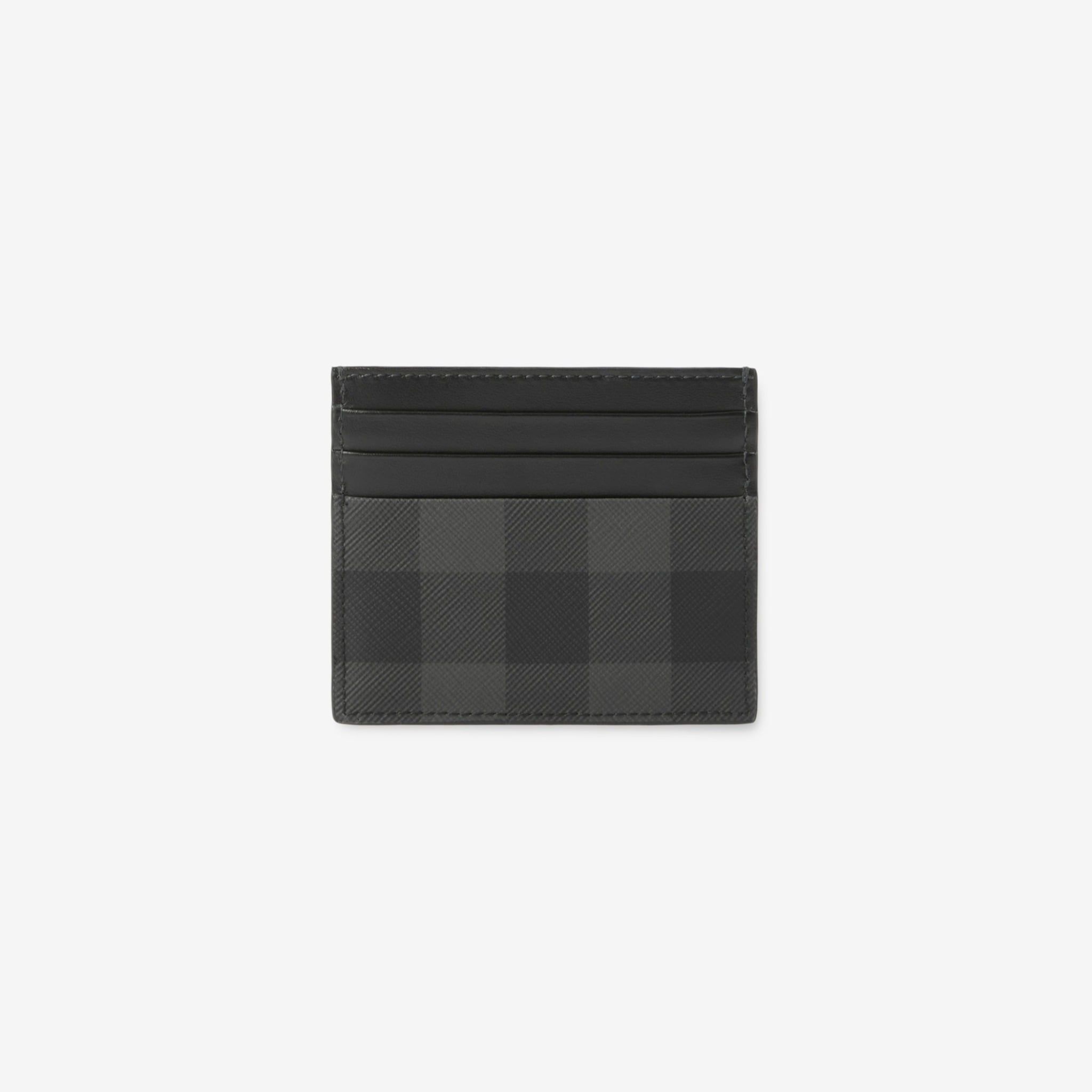  Ví Burberry Tall Check Card Case 'Charcoal' 
