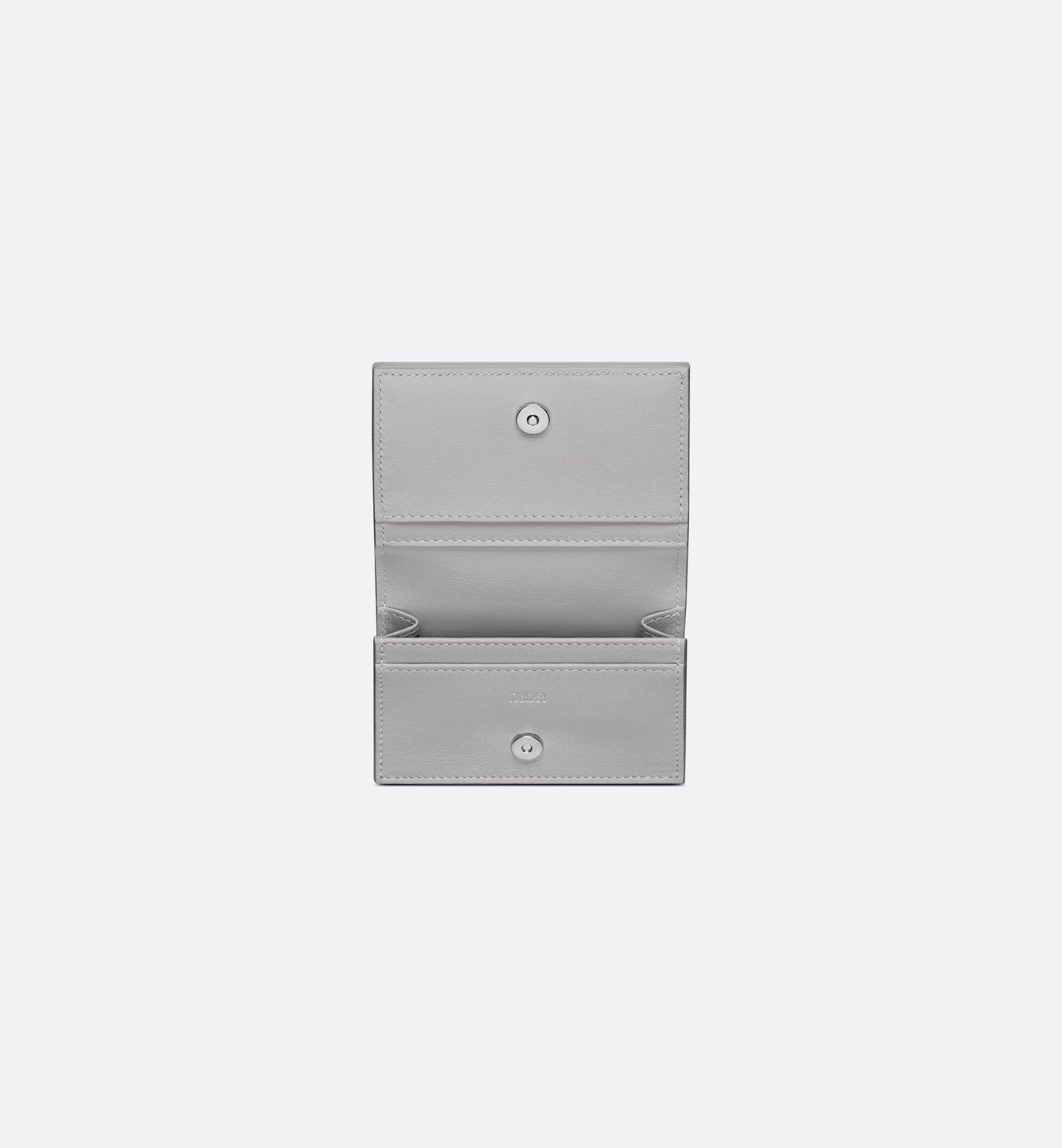  Ví Dior Business Card Holder 'Gray' 