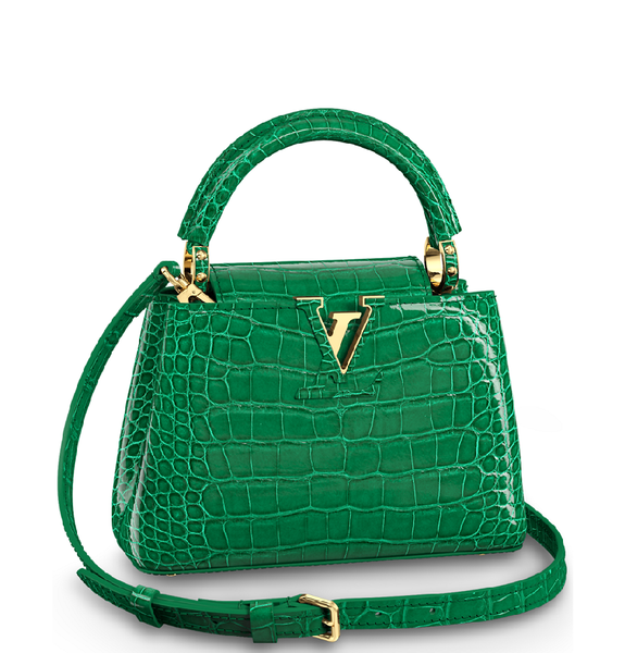  Túi Nữ Louis Vuitton Capucines Mini 'Emeraude Green' 