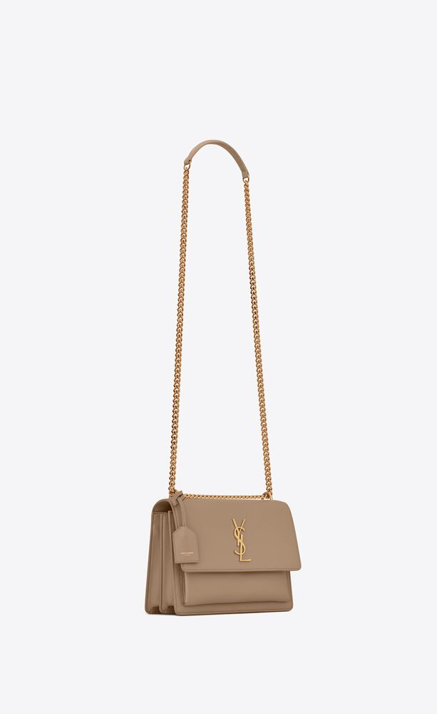  Túi Nữ Saint Laurent Sunset 'Greyish Brown' 