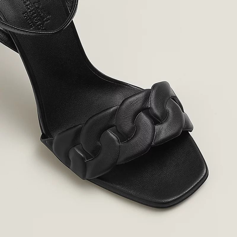  Giày Nữ Hermes Gala 105 Sandal 'Noir' 