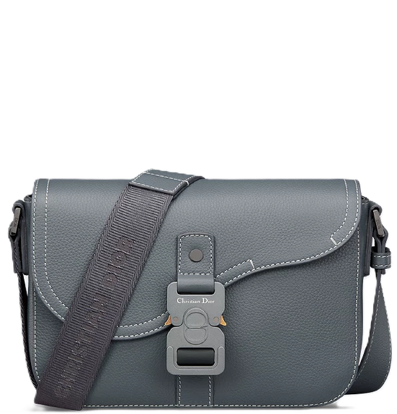  Túi Nam Dior Small Saddle Messenger Bag 'Grey' 