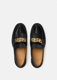  Giày Nam Versace La Greca Plaque Loafers 'Black' 