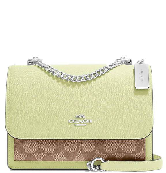  Túi Nữ Coach Klare Crossbody In Signature Canvas 'Pale Lime' 