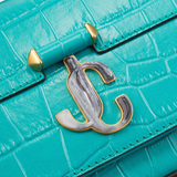  Túi Nữ Jimmy Choo Mini Avenue Leather 'Turquoise' 