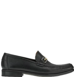  Giày Salvatore Ferragamo Nam Loafer With Gancini Ornament 'Black' 