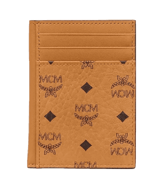  Ví MCM N/S Card Case in Visetos Original 'Cognac' 