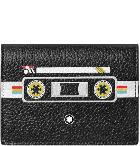  Ví Nam Montblanc Meisterstuck Soft Grain Business Card Holder 'Black' 