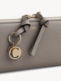  Ví Nữ Chloe Alphabet Wallet With Flap 'Cashmere Grey' 