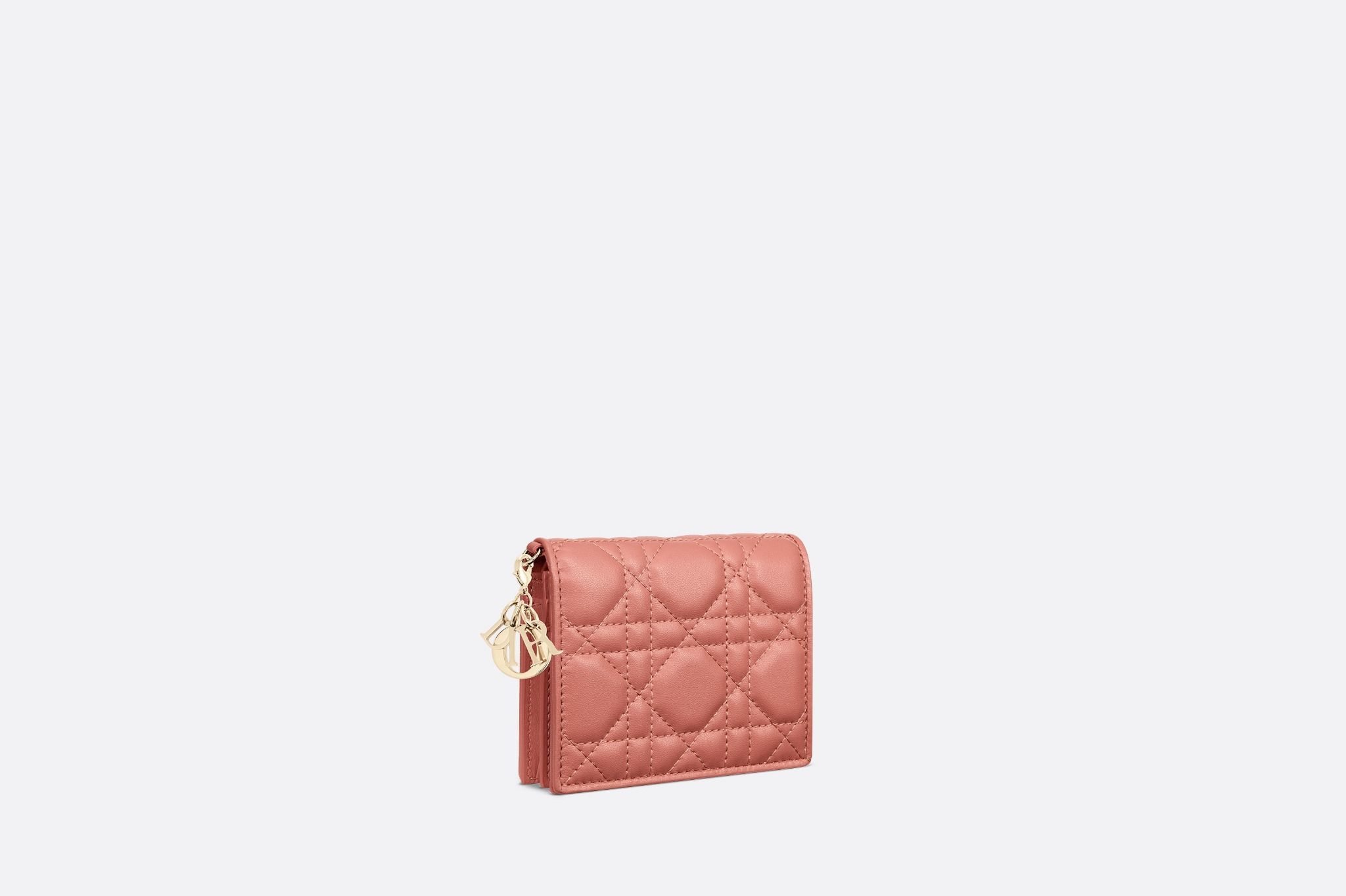 Ví Nữ Dior Mini Lady Dior Wallet Pink S0178ONMJM82P  LUXITY