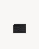  Ví Saint Laurent Tiny Cassandre Open Card Case 'Black' 