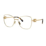  Kính Nữ Miu Miu Butterfly Gold Geometric Eyeglasses 'Gold' 
