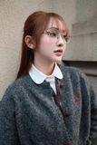  Kính Nữ Miu Miu Butterfly Gold Geometric Eyeglasses 'Gold' 