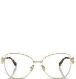  Kính Nữ Miu Miu Butterfly Gold Geometric Eyeglasses 'Gold' 
