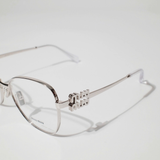  Kính Nữ Miu Miu Butterfly Silver Geometric Eyeglasses 'Silver' 