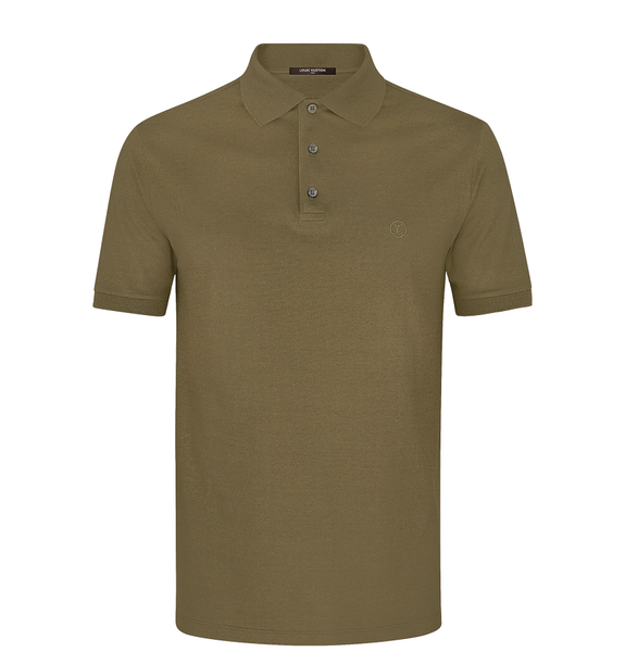  Áo Nam Louis Vuitton Short-Sleeved Polo 'Kaki' 