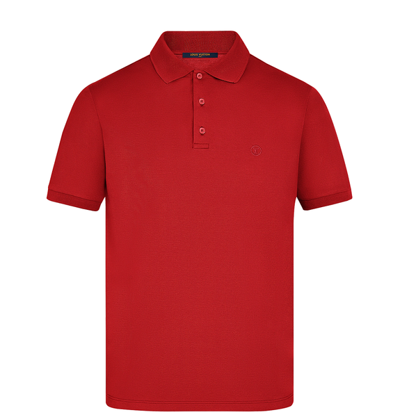  Áo Nam Louis Vuitton Short-Sleeved Polo 'Red' 