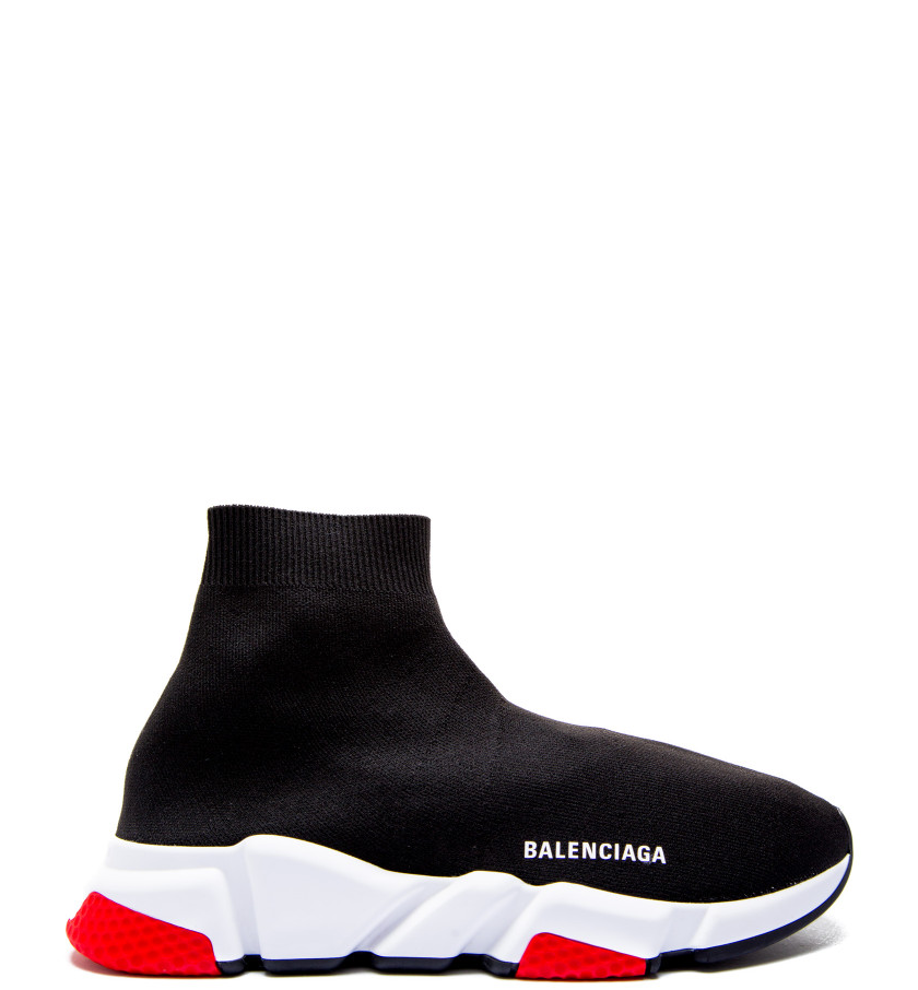 Balenciaga Speed Graffiti Sole Black Red Sneaker  Crepslocker  DGheel  kneelength boots