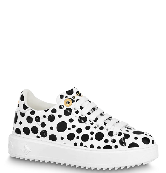  Giày Nữ Louis Vuitton X YK Time Out Trainers 'Black White' 