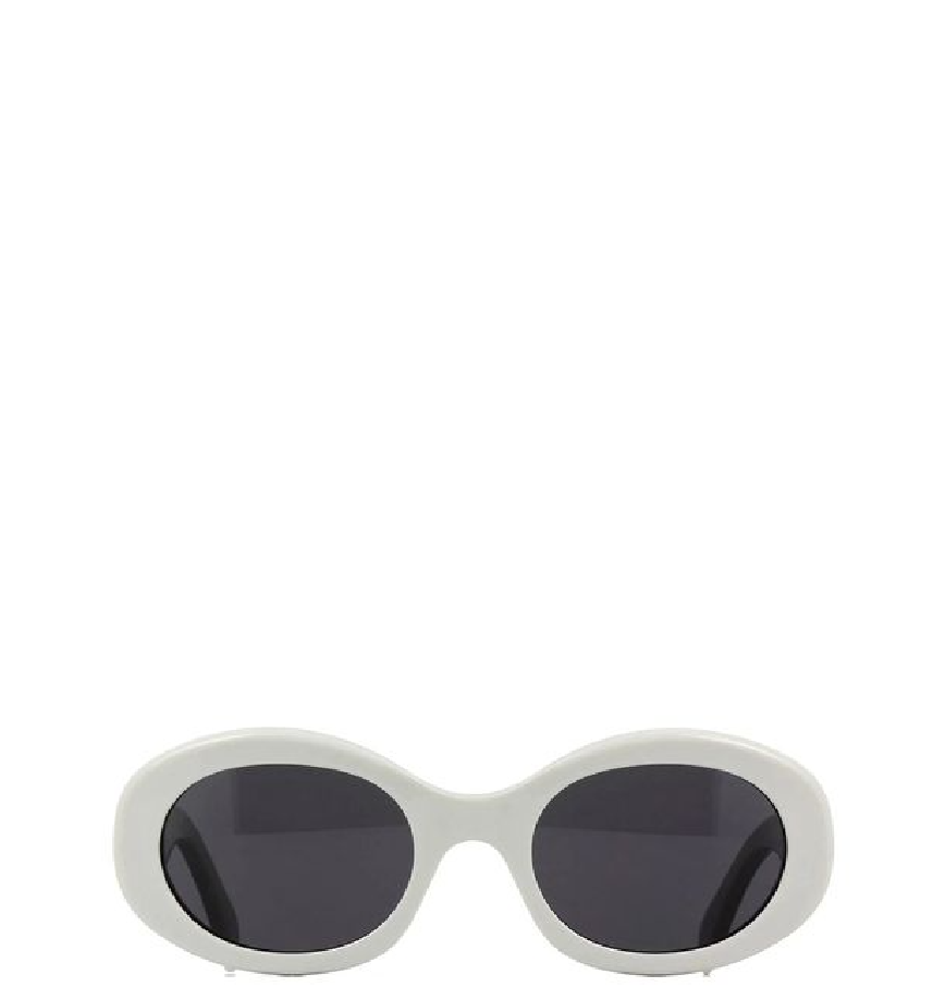 Kính Nữ Celine Oval Sunglasses 'Gold White' CL40194U-25A