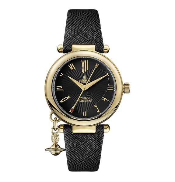  Đồng Hồ Nam Vivienne Westwood Orb Heart 'Black' 
