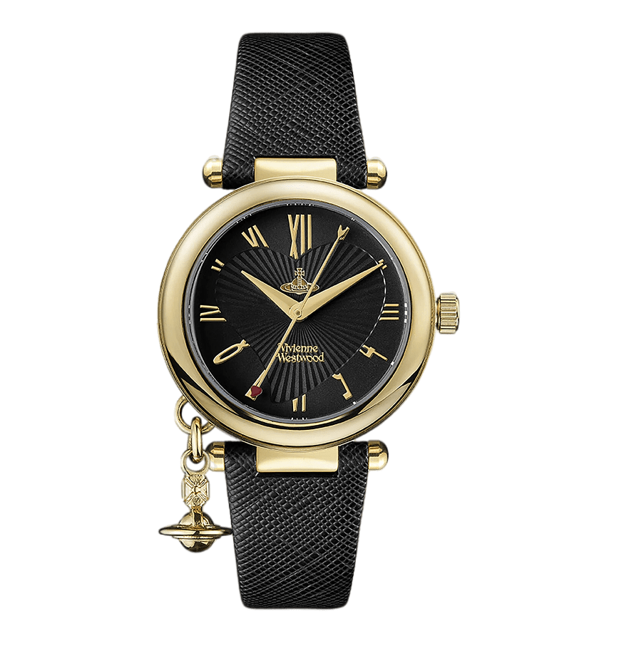  Đồng Hồ Nam Vivienne Westwood Orb Heart 'Black' 
