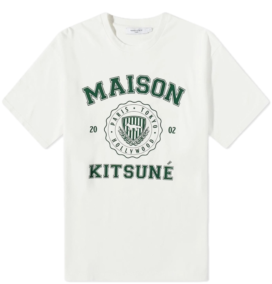  Áo Maison Kitsune Varsity Comfort 'White' 