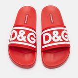  Dép Nam Dolce & Gabbana Rubber Slides 'Red' 