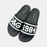  Dép Nam Dolce & Gabbana Slides 1984 'Black' 