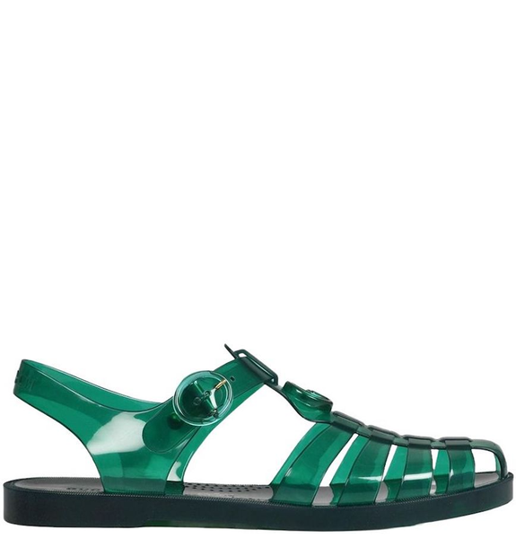  Dép Nam Gucci Sandal With Double G 'Green' 
