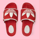  Dép Nam Gucci x Adidas GG Platform 'Red' 