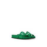  Dép Nữ Louis Vuitton LV Isola Comfort Mules 'Green' 