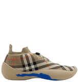  Giày Nam Burberry Check Knit Neptune Sneaker 'Sand' 