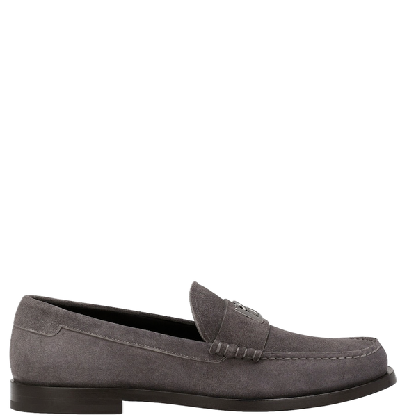  Giày Nam Dolce & Gabbana Suede Loafers 'Gris' 