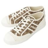  Giày Nam Gucci GG Canvas Trainer 'Beige' 