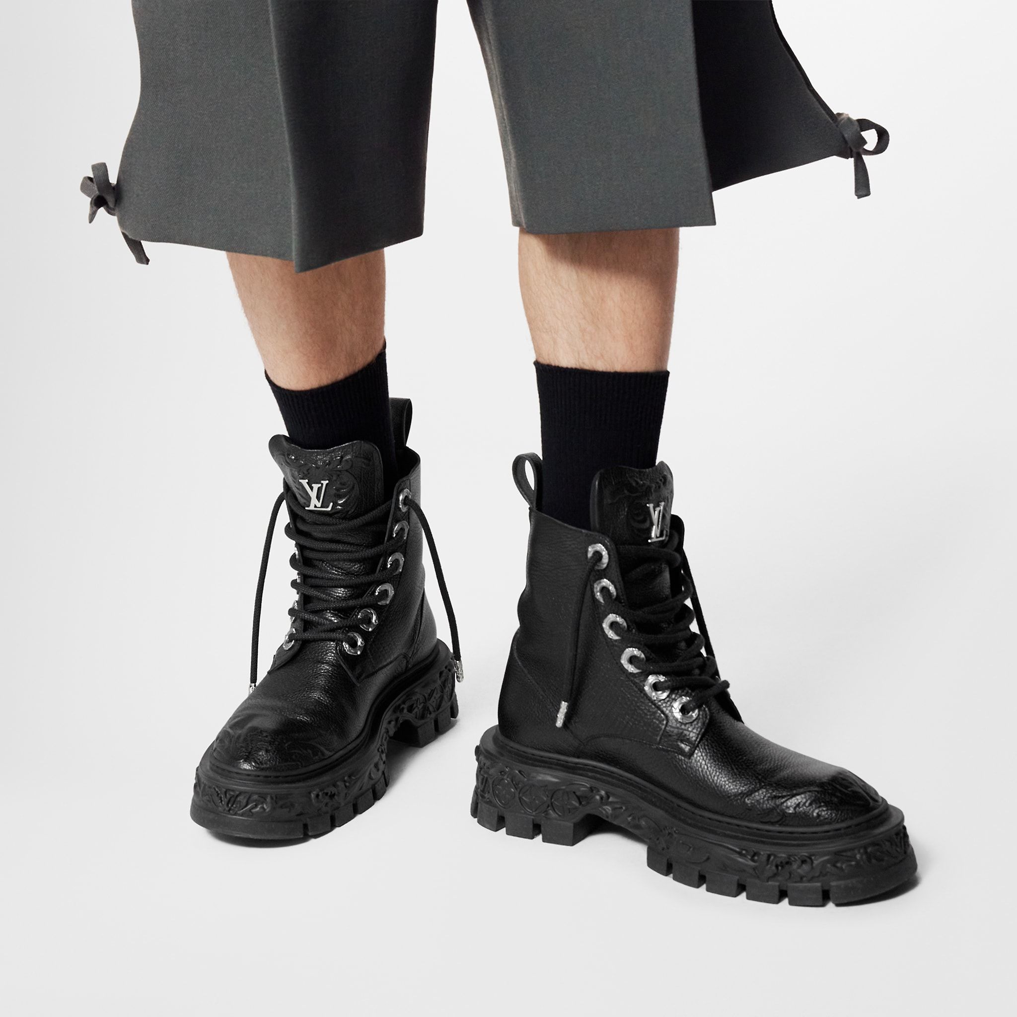 希少】Louis 公式 Vuitton LV Baroque Line Boots