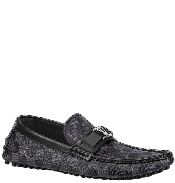  Giày Nam Louis Vuitton Hockenheim Mocassin 'Graphite' 