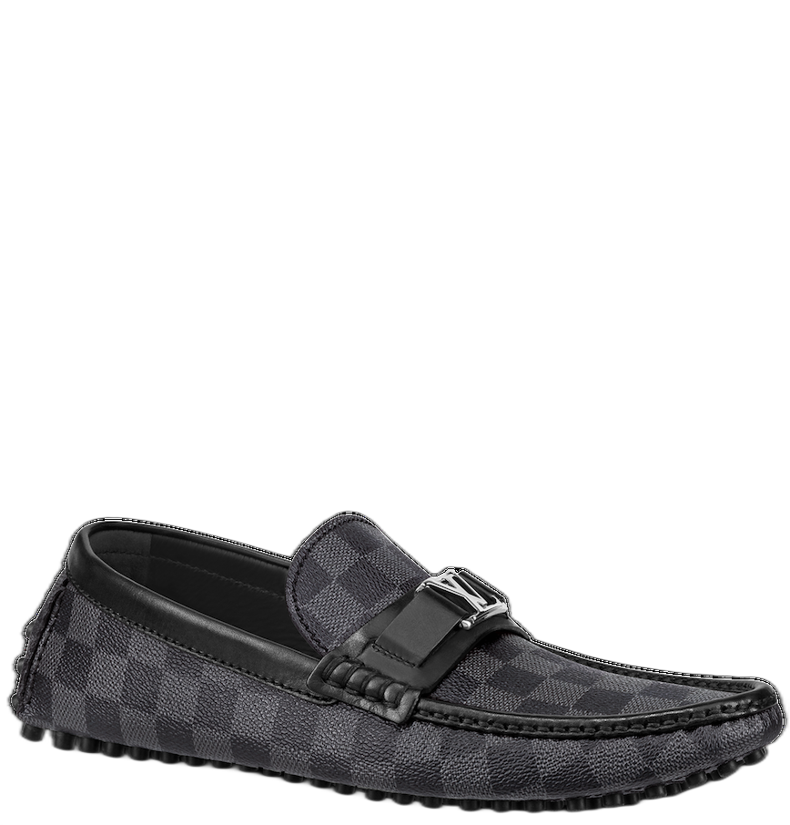  Giày Nam Louis Vuitton Hockenheim Mocassin 'Graphite' 