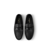  Giày Nam Louis Vuitton Hockenheim Moccasins 'Black' 