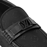  Giày Nam Louis Vuitton Hockenheim Moccasins 'Black' 