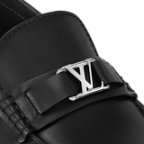  Giày Nam Louis Vuitton Hockenheim Moccasins 'Black' 