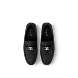  Giày Nam Louis Vuitton Hockenheim Moccasins 'Black' 