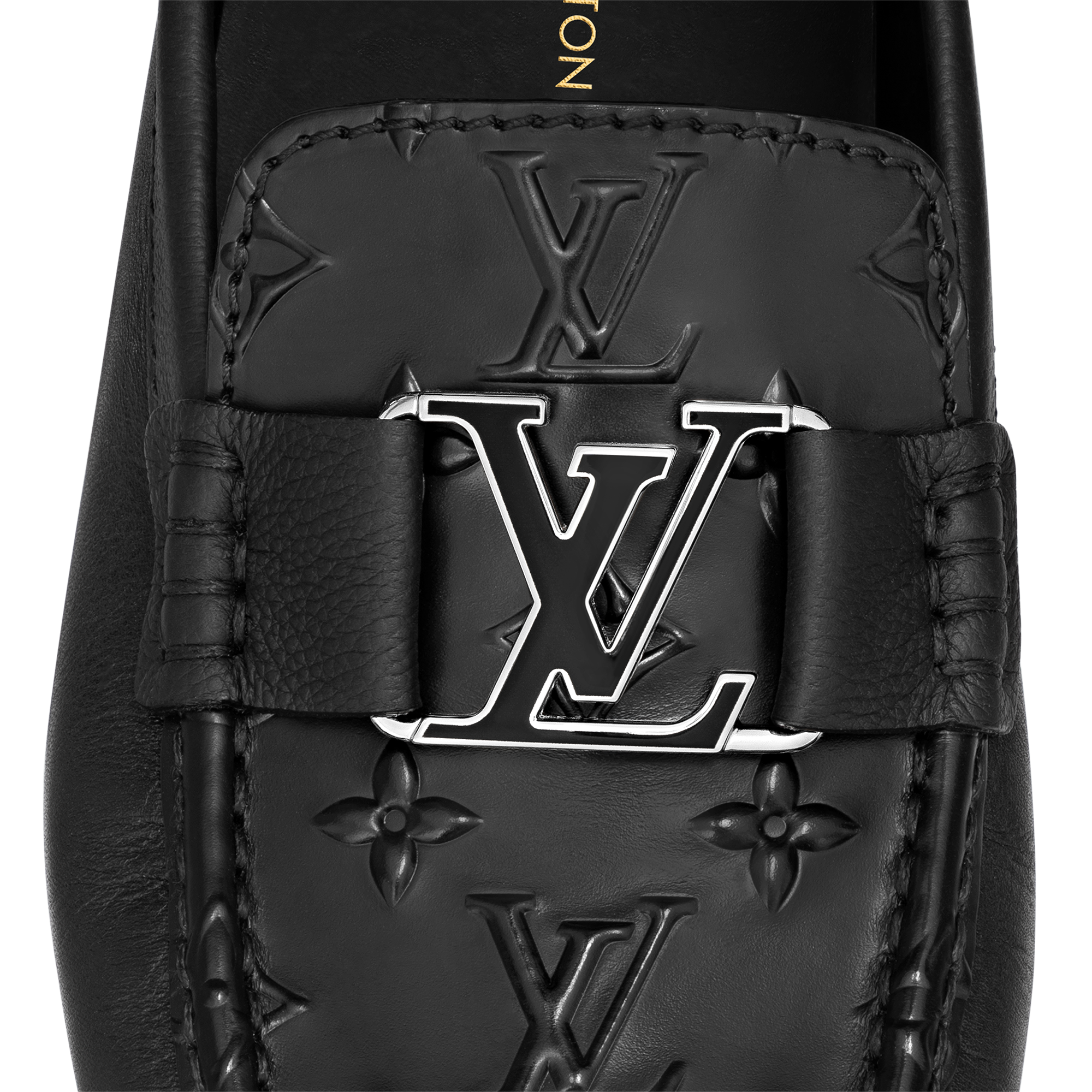 Louis Vuitton Monte Carlo Moccasin Black Taiga